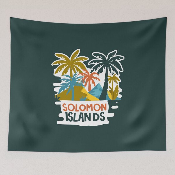 Item preview, A Vintage Travel Art of Solomon Islands  designed and sold by GoodOldVintage.