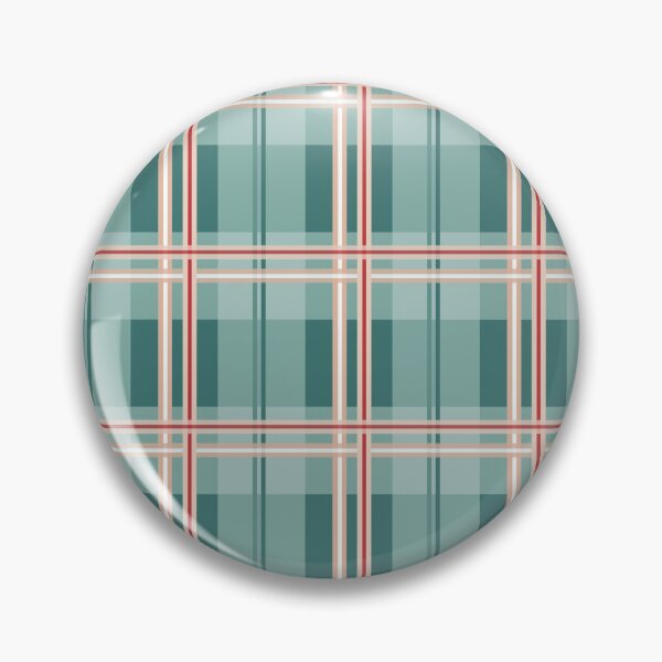 Item preview, Plaid Pattern With Stripes On Teal designed and sold by JaselviiStudio.