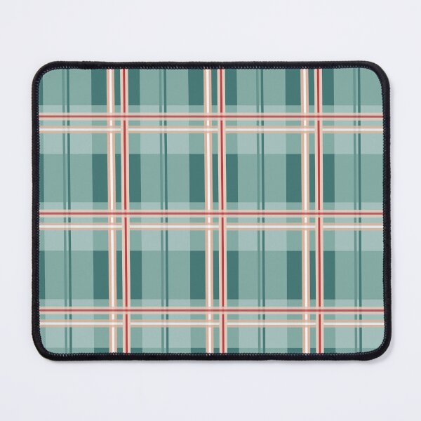 Item preview, Plaid Pattern With Stripes On Teal designed and sold by JaselviiStudio.