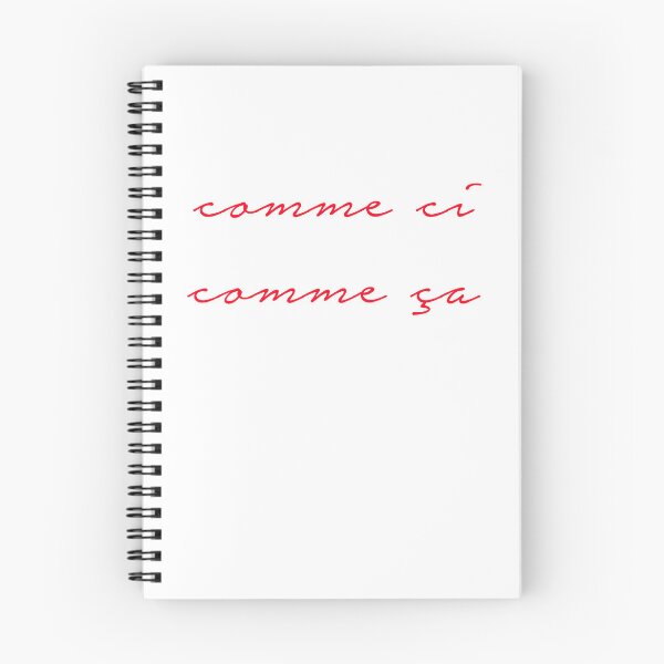 Item preview, Vintage French Phrase Comme Ci Comme Ça Famous French Gift designed and sold by farhanhafeez.