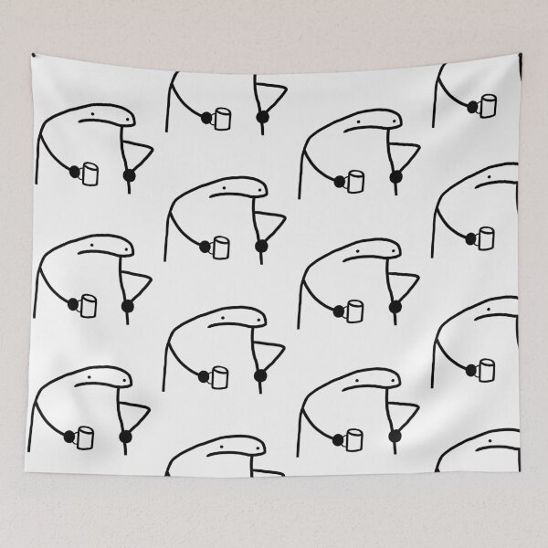 Item preview, Annoyed Flork with Mug designed and sold by Greyghostsco.