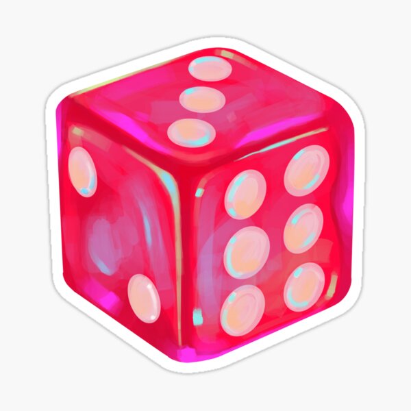 Item preview, Pink Gummy Dice designed and sold by yodaearzclub.