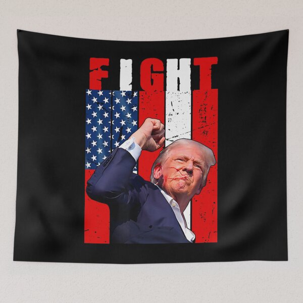 Artikelvorschau, Trump Kampf Kampf Kampf Trump signalisiert den Amerikanern zu kämpfen entworfen und verkauft von tigger shop.
