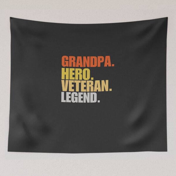 Item preview, Dad hero veteran legend design for men Grandpa veteran  designed and sold by Soufyan06.