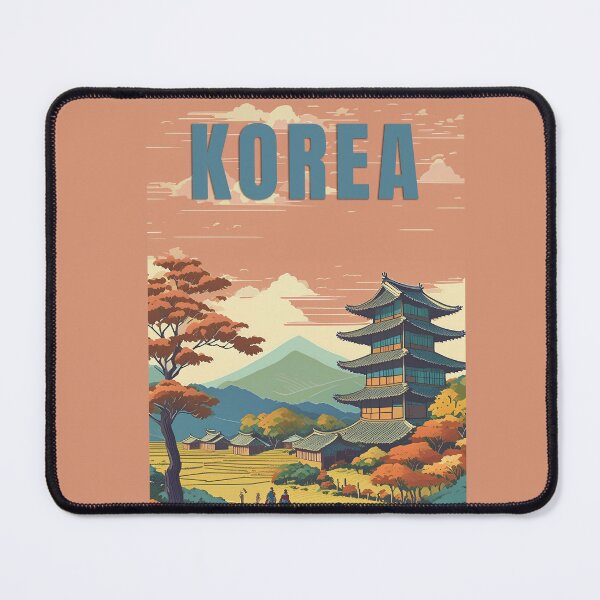 Item preview, KOREA Landscape traditional vintage style designed and sold by La Loca.