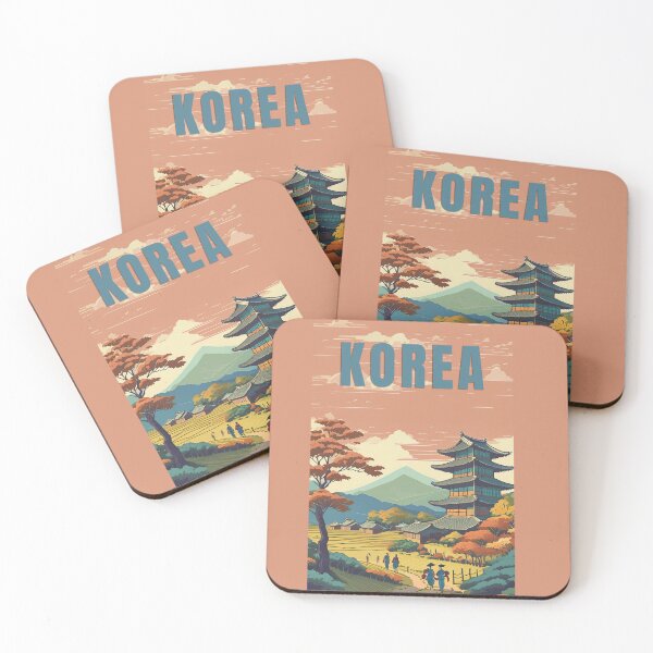 Item preview, KOREA Landscape traditional vintage style designed and sold by La Loca.
