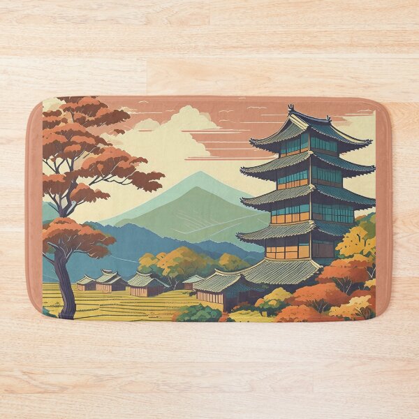 Item preview, KOREA Landscape traditional vintage style designed and sold by La Loca.