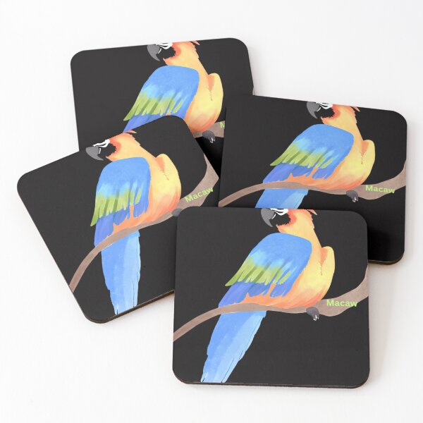Item preview, Colorful Macaw. designed and sold by Highhocreations.