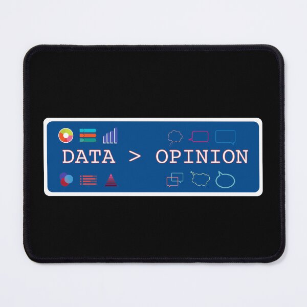 Item preview, Data Science Shirt - Statistics Data is Greater than Opinion designed and sold by farhanhafeez.