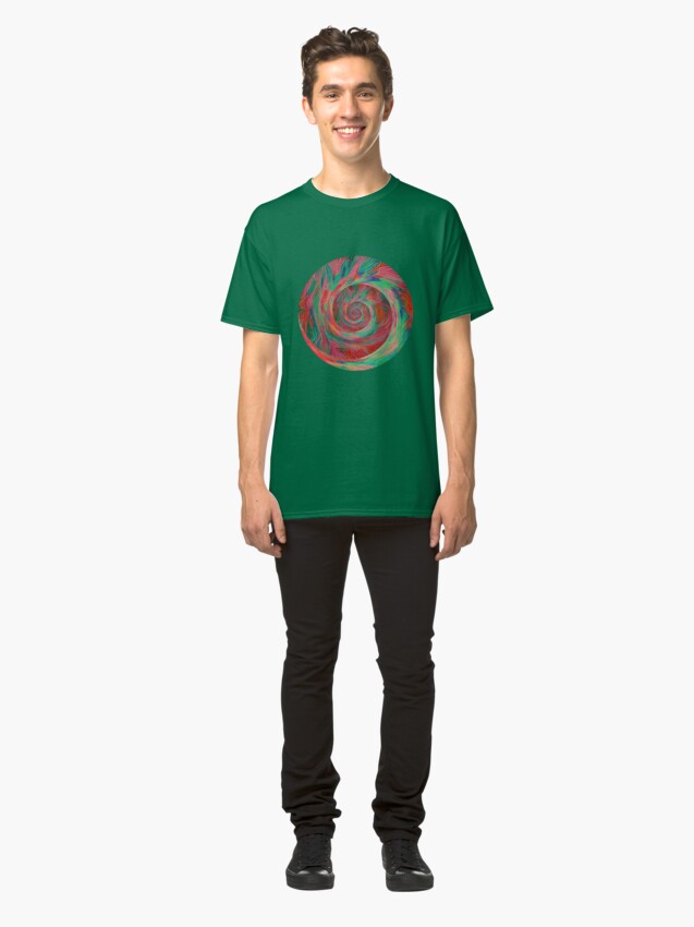 Alternate view of Abstract spiral sphere Classic T-Shirt