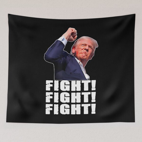 Artikelvorschau, Trump Kampf Kampf Kampf Trump signalisiert den Amerikanern zu kämpfen entworfen und verkauft von tigger shop.