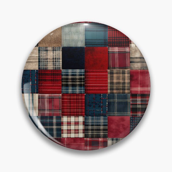 Item preview, Cozy Multicolor Plaid Flannel Patchwork designed and sold by darkskydelights.