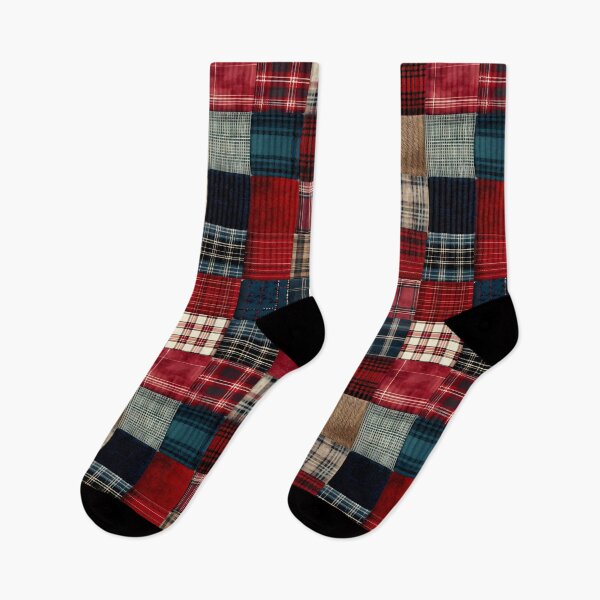 Item preview, Cozy Multicolor Plaid Flannel Patchwork designed and sold by darkskydelights.