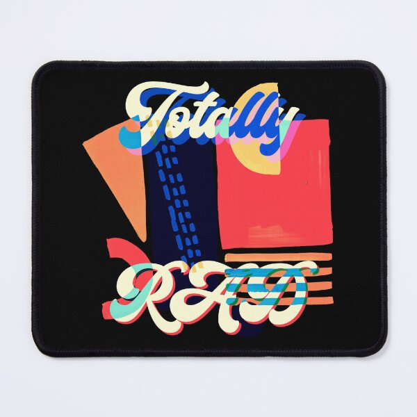 Item preview, Eighties Totally Rad Vintage Retro 80s 1980s Birthday Gift design designed and sold by farhanhafeez.