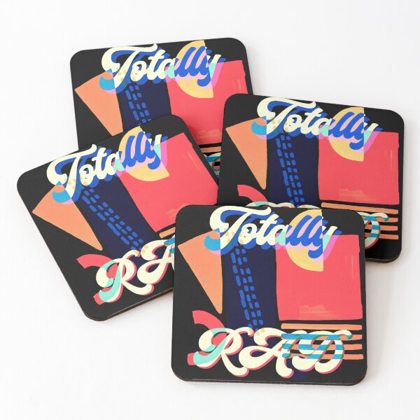 Item preview, Eighties Totally Rad Vintage Retro 80s 1980s Birthday Gift design designed and sold by farhanhafeez.