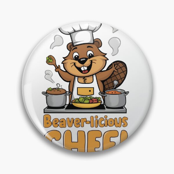 Item preview, Beaver-licious Chef | Cooking Up Joy designed and sold by Dazzle-Sizzle.