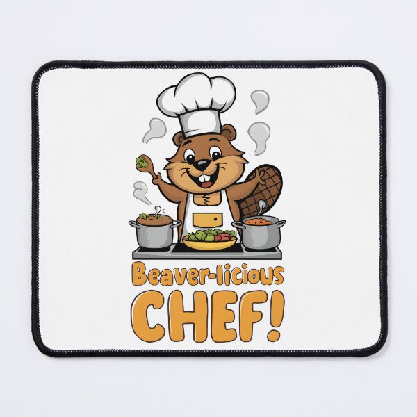 Item preview, Beaver-licious Chef | Cooking Up Joy designed and sold by Dazzle-Sizzle.