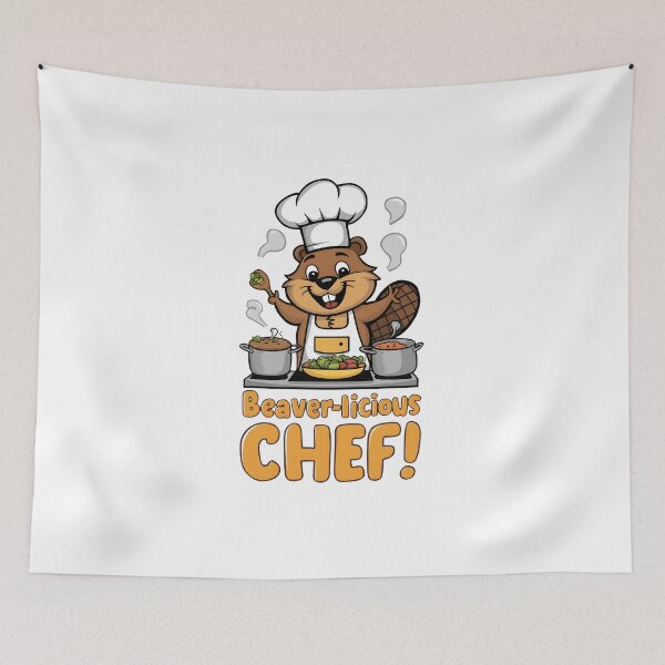 Item preview, Beaver-licious Chef | Cooking Up Joy designed and sold by Dazzle-Sizzle.