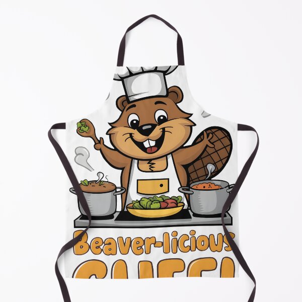 Item preview, Beaver-licious Chef | Cooking Up Joy designed and sold by Dazzle-Sizzle.