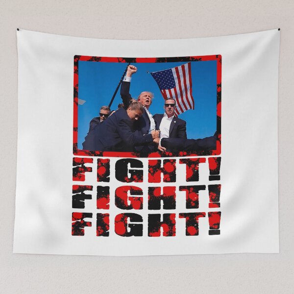 Item preview, Trump Fight Fight Fight Trump Signals To Americans to Fight designed and sold by tigger shop.