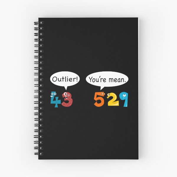 Item preview, Outlier vs Mean - Statistics and Data Nerd Love Math Pun designed and sold by farhanhafeez.
