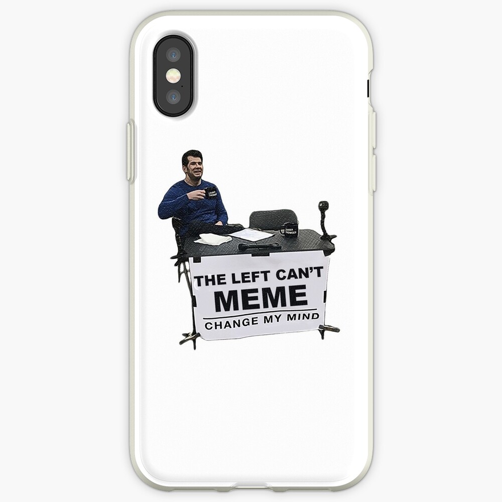 The Left Can T Meme Change My Mind Iphone Case Cover By