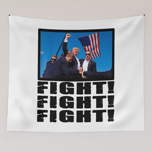Artikelvorschau, Trump Kampf Kampf Kampf Trump signalisiert den Amerikanern zu kämpfen entworfen und verkauft von tigger shop.