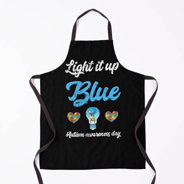 Item preview, Light it up blue design for autism awareness graphic designed and sold by farhanhafeez.