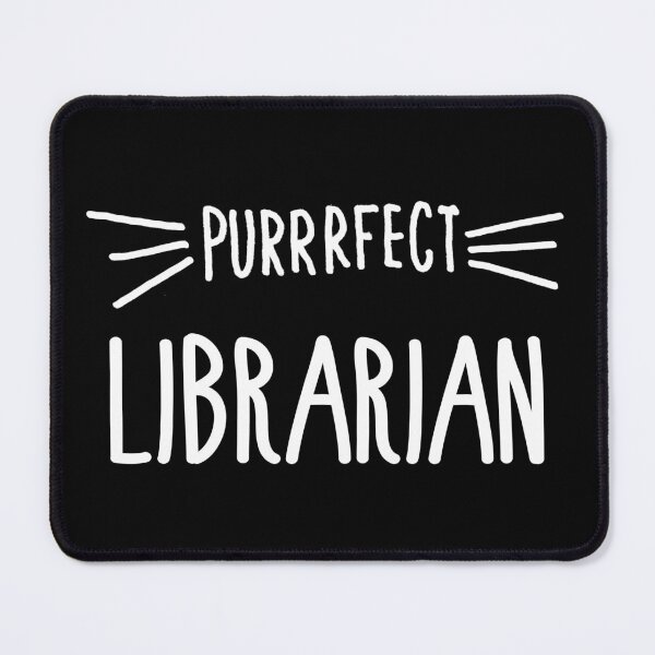 Item preview, Librarian Gift Cute Perfect Librarian Cat Lover print designed and sold by farhanhafeez.