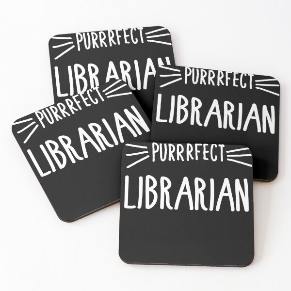 Item preview, Librarian Gift Cute Perfect Librarian Cat Lover print designed and sold by farhanhafeez.