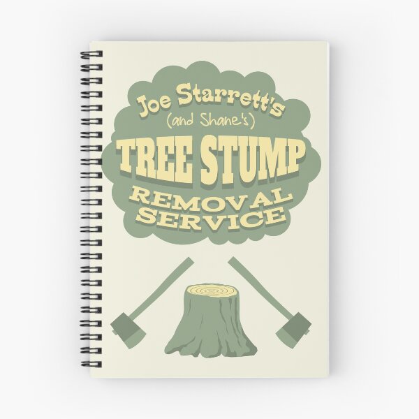 Item preview, Joe and Shane's Tree Stump Removal Service designed and sold by robotrobotROBOT.