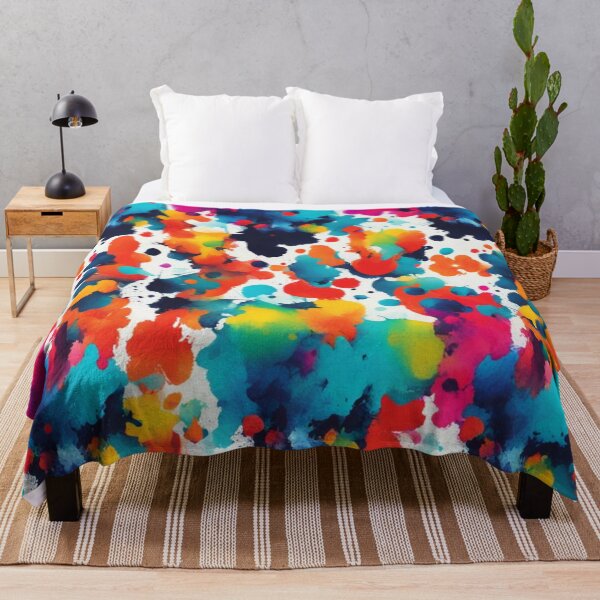 Item preview, Abstract Colorful Ink Blot Pattern designed and sold by calibrit.