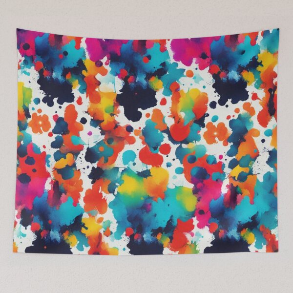 Item preview, Abstract Colorful Ink Blot Pattern designed and sold by calibrit.