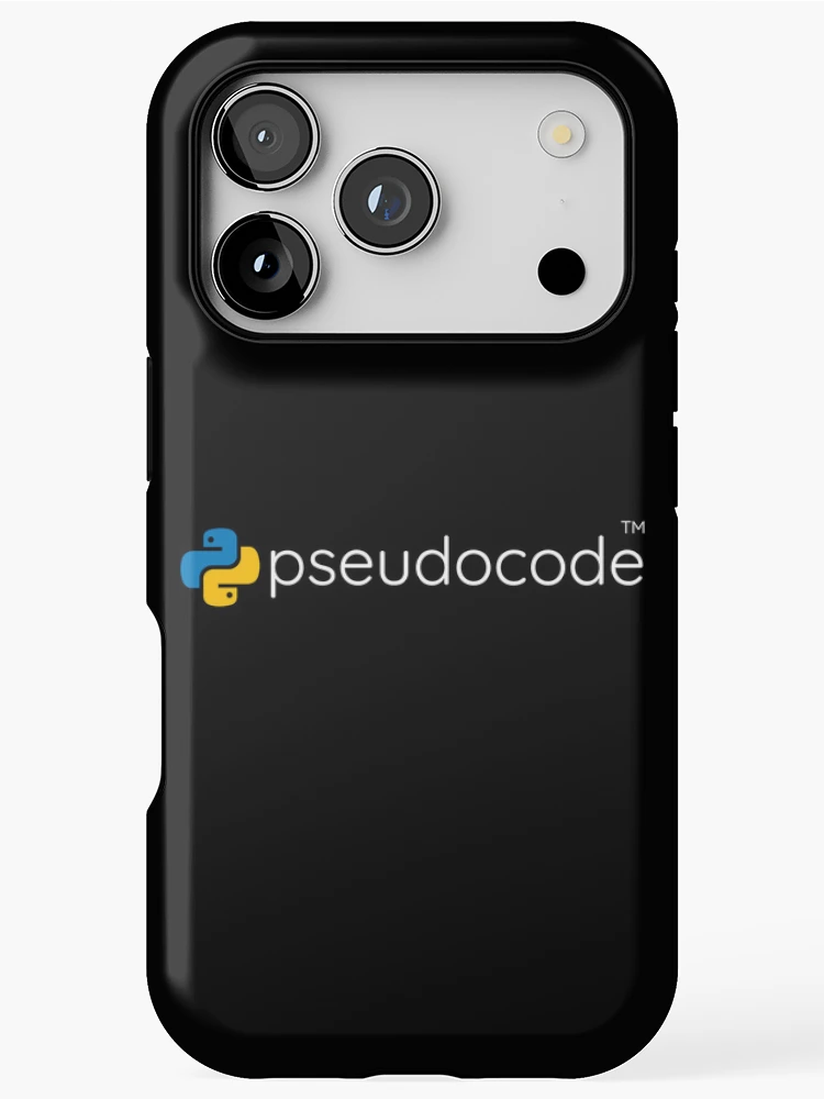 Thumbnail 1 of 4, iPhone Case, Funny Python Programming - Python Pseudocode Data Science designed and sold by farhanhafeez.