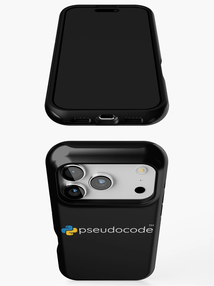 Thumbnail 3 of 4, iPhone Case, Funny Python Programming - Python Pseudocode Data Science designed and sold by farhanhafeez.