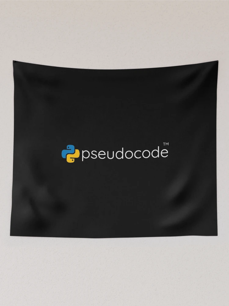Thumbnail 2 of 3, Tapestry, Funny Python Programming - Python Pseudocode Data Science designed and sold by farhanhafeez.