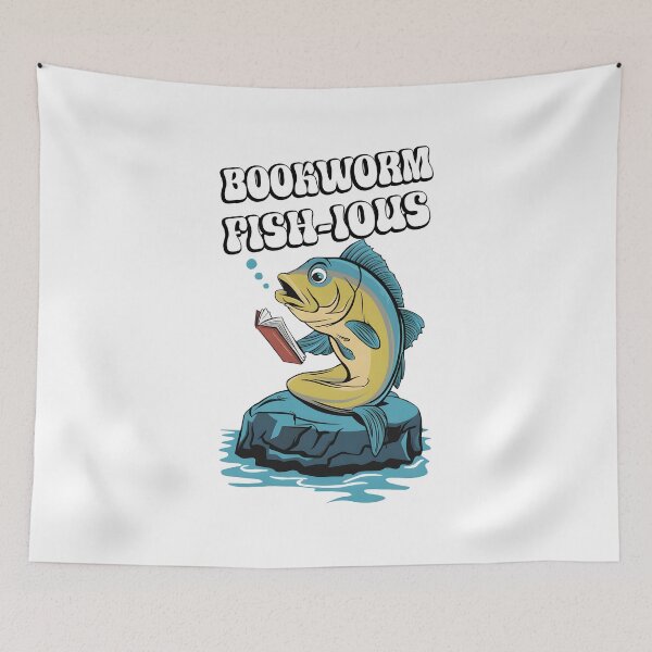 Item preview, Bookworm Fish-ious | Reading Under the Sea designed and sold by Dazzle-Sizzle.