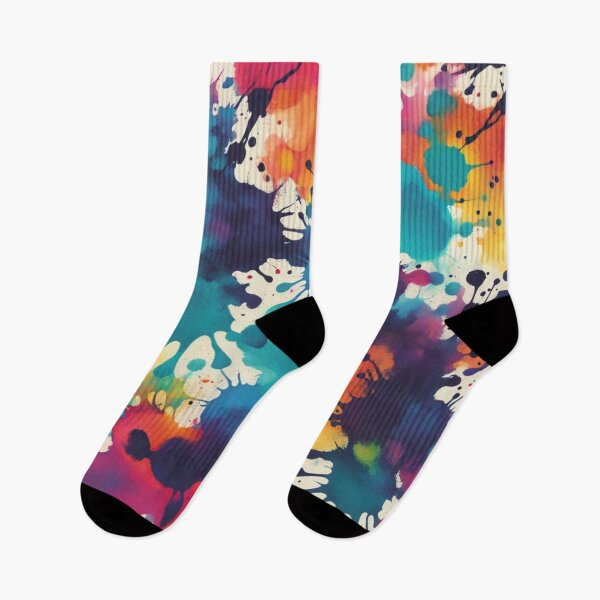 Item preview, Abstract Colorful Ink Blot Pattern designed and sold by calibrit.