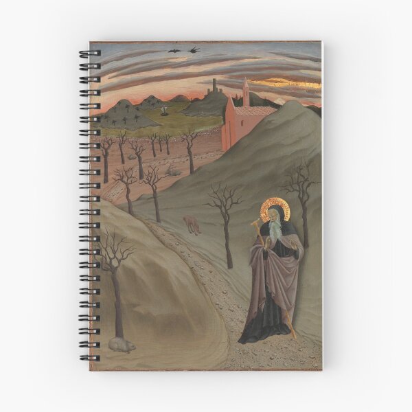 Item preview, Saint Anthony in the Wilderness designed and sold by AnimaliaStar.