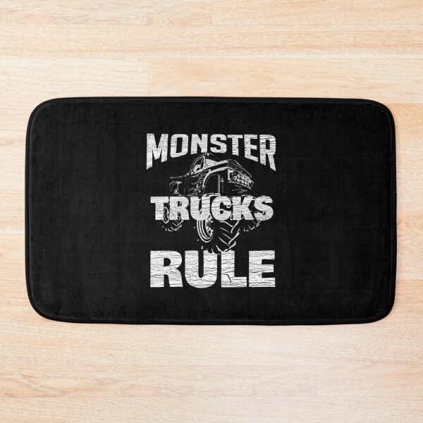 Item preview, Monster trucks rule design for boys kids men women distressed designed and sold by farhanhafeez.