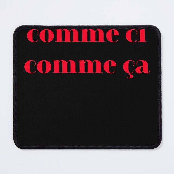 Item preview, Vintage French Phrase Comme Ci Comme Ça Famous French Gift designed and sold by farhanhafeez.