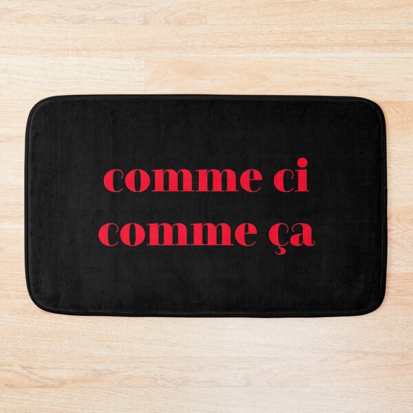 Item preview, Vintage French Phrase Comme Ci Comme Ça Famous French Gift designed and sold by farhanhafeez.