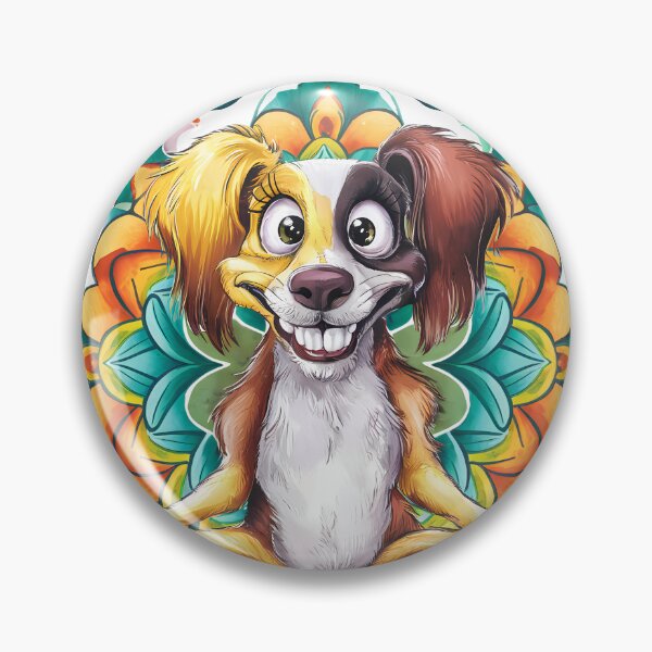 Artikelvorschau, Zen-Hunde-Mandala entworfen und verkauft von RedTamah.
