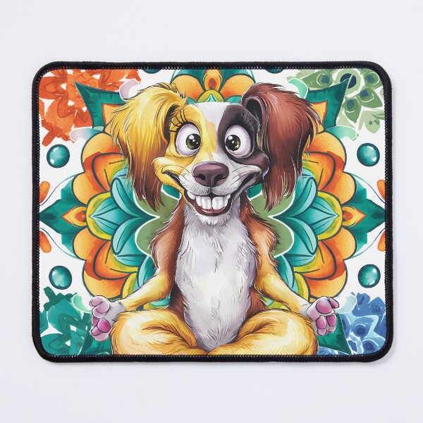 Item preview, Zen Dog Mandala designed and sold by RedTamah.