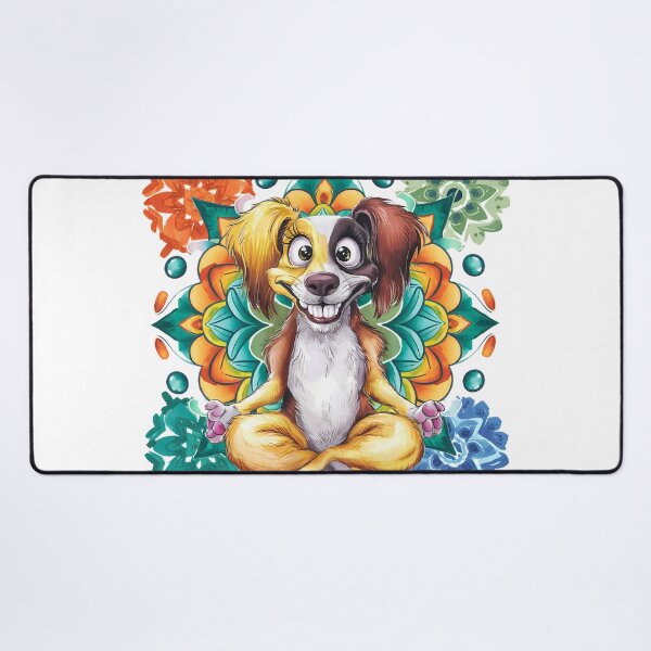 Item preview, Zen Dog Mandala designed and sold by RedTamah.