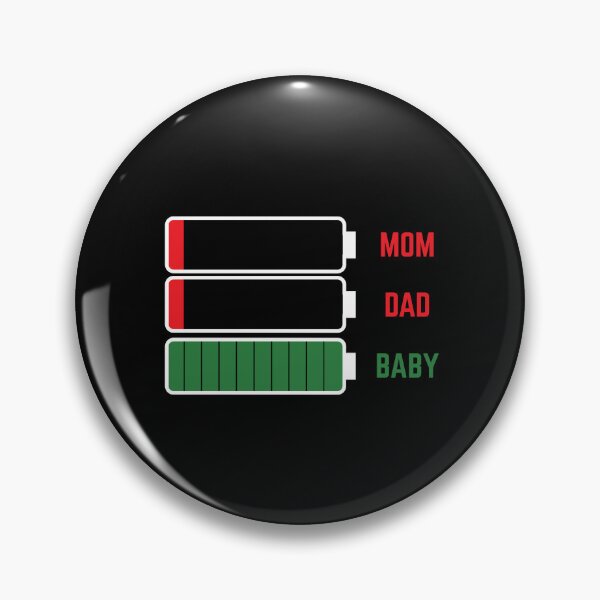 Item preview, Funny New Mom New Dad New Parents Tired Battery Costume Gift designed and sold by farhanhafeez.