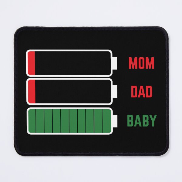 Item preview, Funny New Mom New Dad New Parents Tired Battery Costume Gift designed and sold by farhanhafeez.