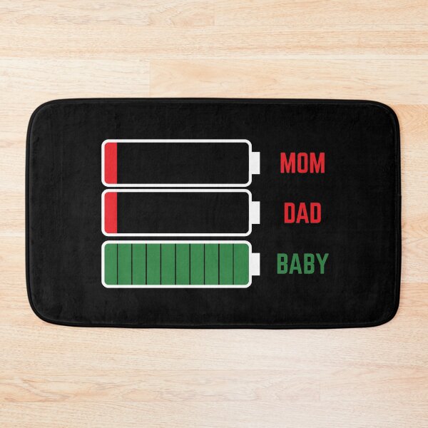 Item preview, Funny New Mom New Dad New Parents Tired Battery Costume Gift designed and sold by farhanhafeez.