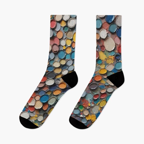 Item preview, Abstract Colorful Paints Pattern designed and sold by calibrit.