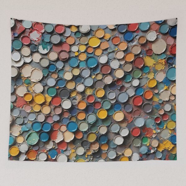 Item preview, Abstract Colorful Paints Pattern designed and sold by calibrit.